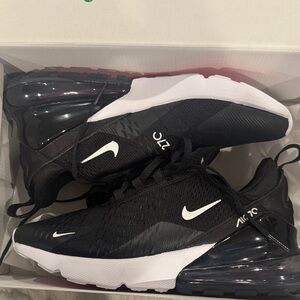Nike Black and White Air Max 270 Sneakers
